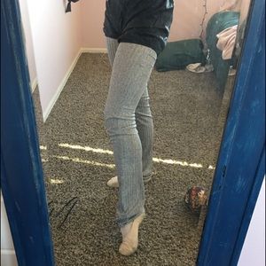 RubiaWear Full Leg Silver Bells Legwarmer